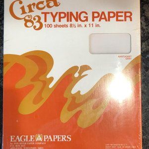Circa 83 typing paper Nantucket Grey